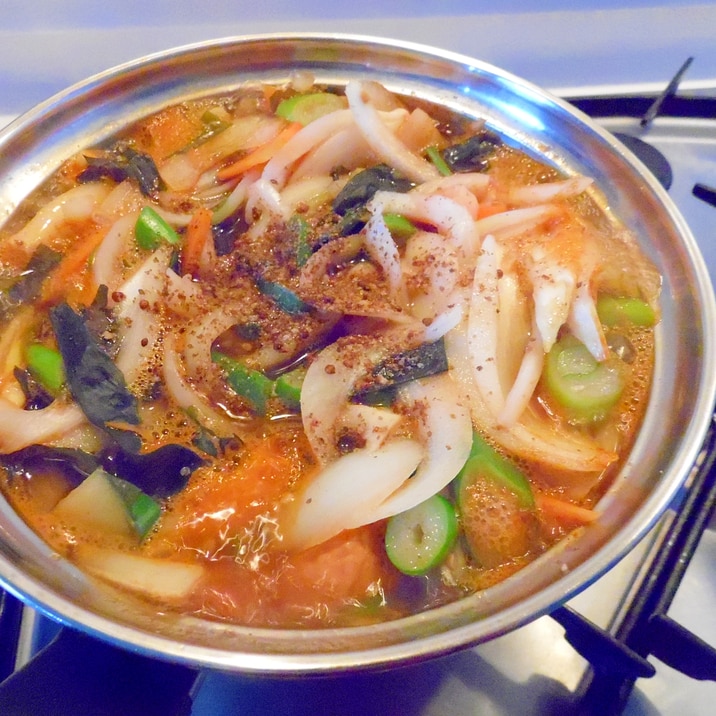 野菜だらけの鍋!!